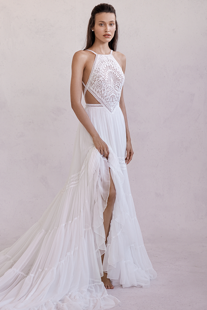 lace wedding gown